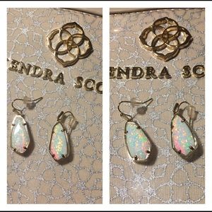Kendra Scott opal earrings